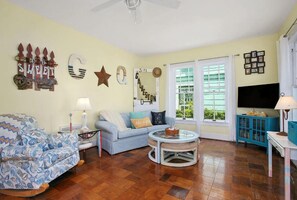 Spacious, open living area