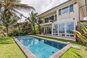 Take a plunge in the pool and beat the summer heat.
