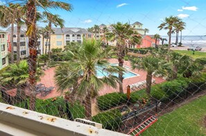 View from private balcony