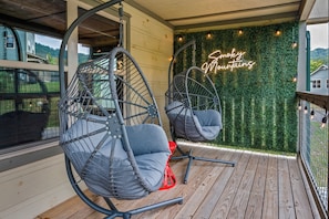 Hang out on our upper deck and enjoy the view!