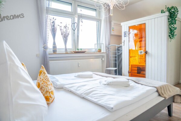 Schlafzimmer Sauna