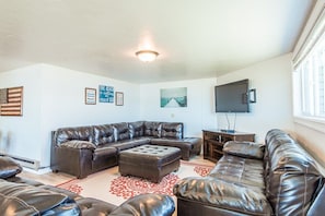 Unwind and relax in our inviting living room. Plenty of space for everyone to spread out.