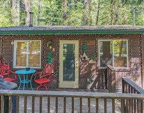 Perfect deck with BBQ and seating for you and your significant other