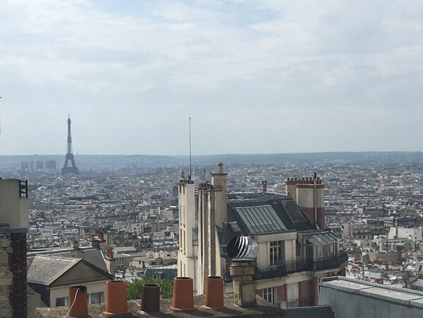 Eiffel Tower, Arc de Triomphe, Paris views 