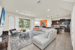 Sit and relax in the cozy living room