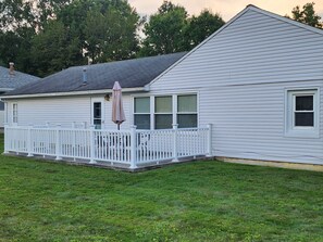Back patio