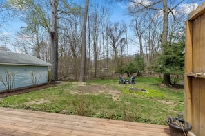 The view from the deck