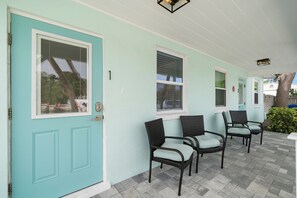 Front Porch Perfect for Morning Coffee or Evening Cocktail