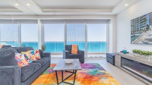 Full ocean views from living area.