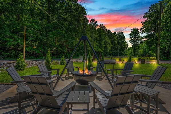 Cowboy cauldron fire pit!