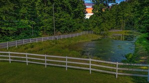 Scenic pond.