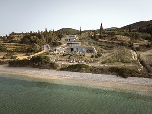 Esthesis Villa II, is "2nd in Line" & has access to a "public beach"