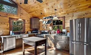 Fully functional kitchen