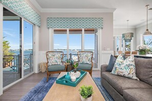 Mid level living room