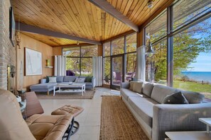 A stylish living room to relax and reconnect with friends and family