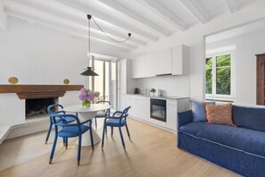 Kitchen-living room with dining table