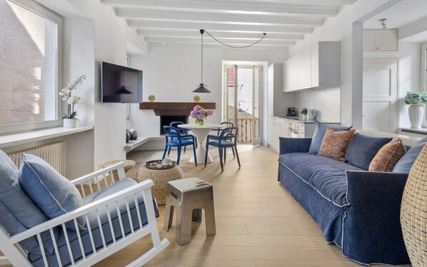 Living room with sofa bed