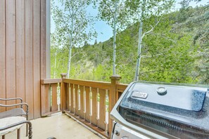 Balcony | Access From Living Room | Gas Grill