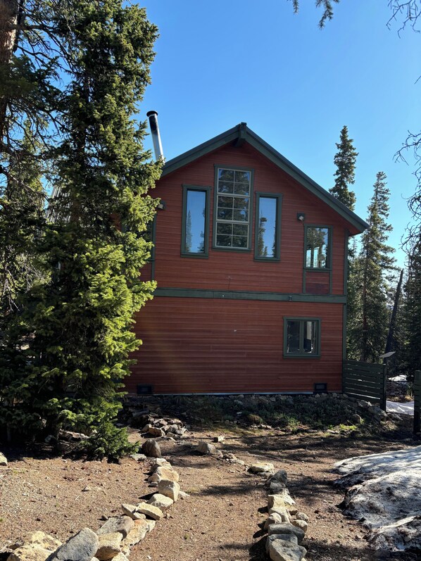 Entrance to the chalet