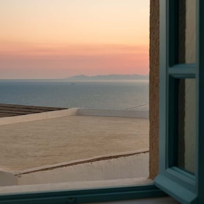 Blick von der Unterkunft