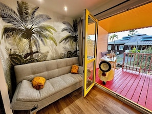 Salon sur terrasse Ti Kaz Coco Jungle - Petite Anse - Moutchy - Bouillante - Basse Terre - Guadeloup
