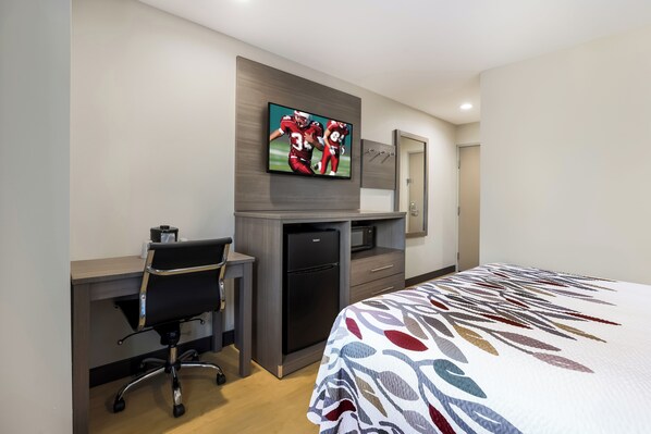 Unit with comfortable bed