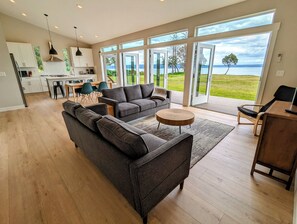 Open Living room with view