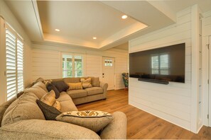 Living Room | 1st Floor | Smart TV w/ Netflix | Free WiFi | Central A/C & Heat