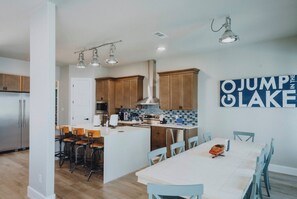 Kitchen & dining - 14 ppl.  More dining available outside.