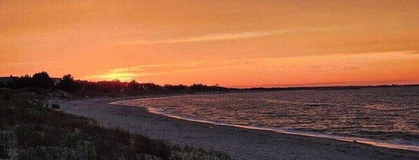 Beach at sunset