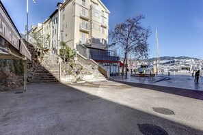 Blick von der Unterkunft