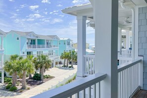 You'll love the palm trees lining the street outside Surf + Turtle