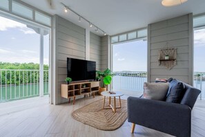 Living room with tv