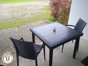 Gîte agréé Gîtes de France dans le PNR Marais Poitevin : Terrasse