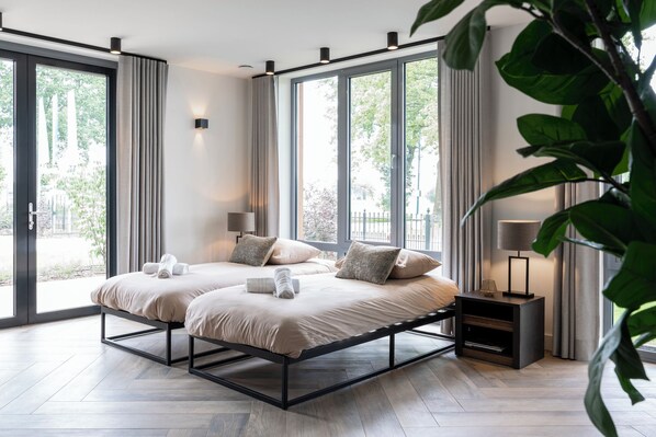 Simple yet elegant - a bedroom designed for serenity.