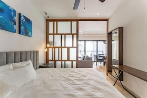 Enhance your vacation experience from the comfort of our bedrooms, as natural light fills our space to start each day on a positive note.
