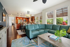 Seamless flow and connection with an open-concept floor plan in the main area.