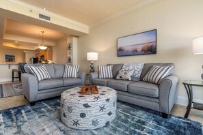 002 Wave Watcher Living Room Sitting Area with Gulf Views