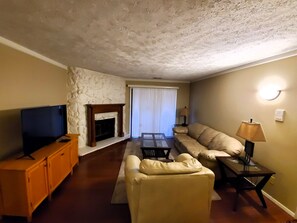 Living Room with 50" smart tv