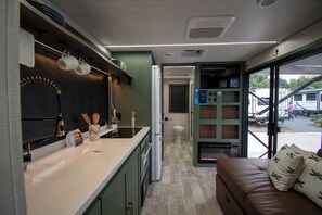 Kitchen and Lounge Area