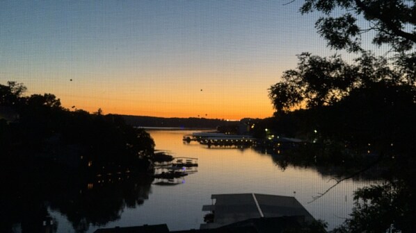 You can see this view for yourself while you drink coffee on the deck.  