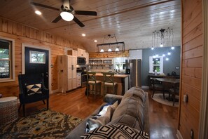 Kitchen, Living and Dining