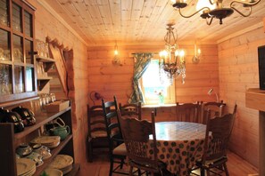 rustic dining