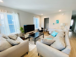 Family room with games & TV