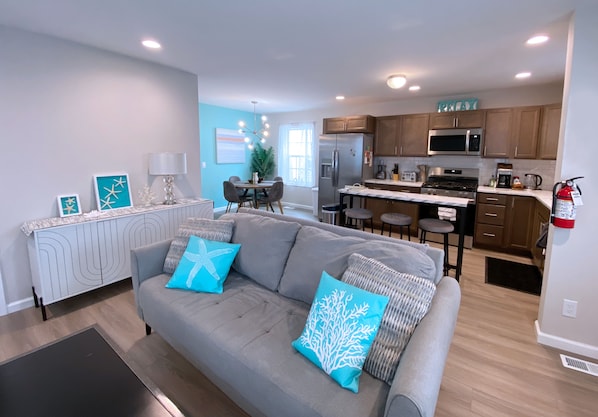Family room with games & TV