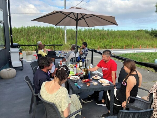 BBQ party image on the terrace