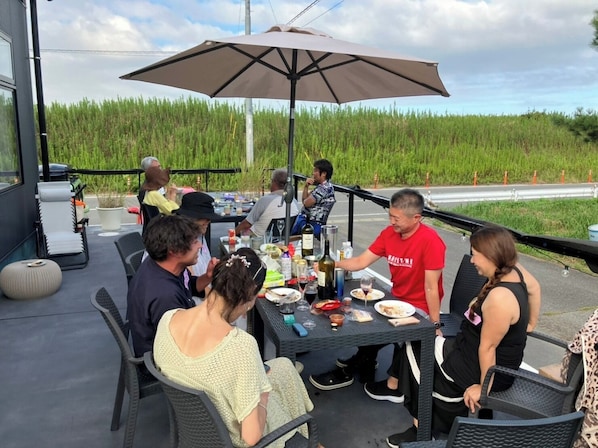 BBQ party image on the terrace