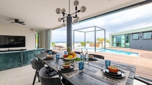 Luxury 3 bedroom villa with full sea-view in the Caribbean and private pool, photo 12