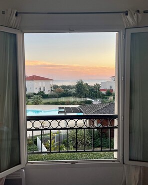 View from the bedroom window.