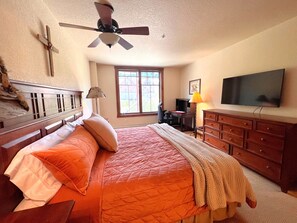 King Master Suite with TV
